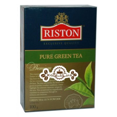 Чай Riston Pure Green Tea GP Ганпаудер 100 г к/п (4792156002187)