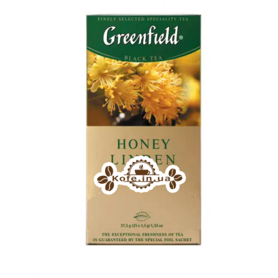 Чай Greenfield Honey Linden Мед Липа 25 х 1,5 г (4823096802367)