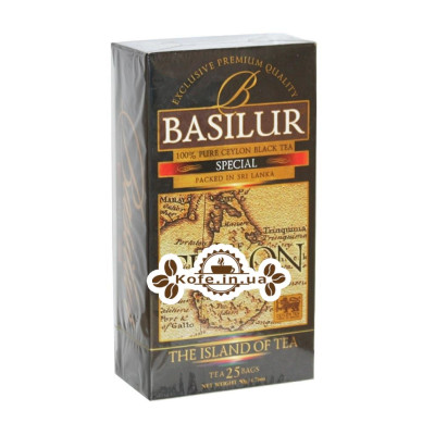 Чай BASILUR Special Особый - Чайный Остров 25 х 1,5 г (4792252917217)