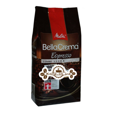 Кофе Melitta Bella Crema Espresso зерновой 1 кг (4002720008300)