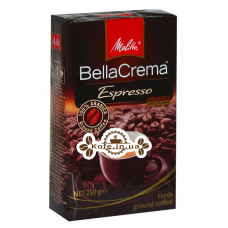 Кофе Melitta Bella Crema Espresso молотый 250 г (4002720004371)