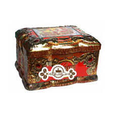 Чай BASILUR Red Topaz Красный Топаз - Ларец 100 г ж/б (4792252917804)