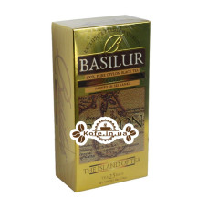 Чай BASILUR Gold Золотой - Чайный Остров 25 х 2 г (4792252917224)