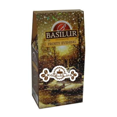 Чай BASILUR Frosty Evening Морозний Вечір - Морозна 100 г к / п (4792252928138)