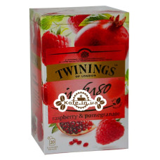 Чай TWININGS Infuso Raspberry Pomegranate Малина Гранат 20 х 2 г (070177177607)