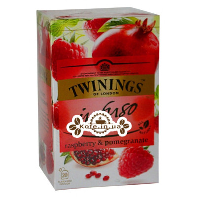 Чай TWININGS Infuso Raspberry Pomegranate Малина Гранат 20 х 2 г (070177177607)