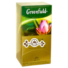 Чай Greenfield Lotus Breeze Зелений з М'ятою 25 х 1,5 г (4823096800394)
