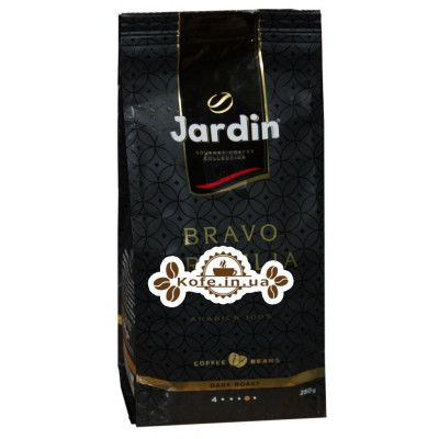 Кава Jardin Gourmet Bravo Brazilia 100% Arabica зернова 250 г (4823096805047)