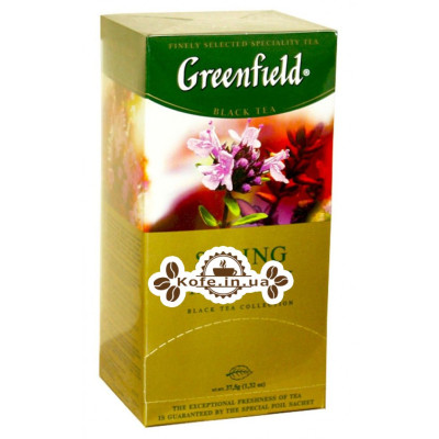 Чай Greenfield Spring Melody Весняна Мелодія 25 х 1,5 грама (4823096802220)