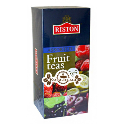 Чай Riston Assorted Fruit Teas Фруктове Асорті 5 x 5 по 2 г (4792156001470)