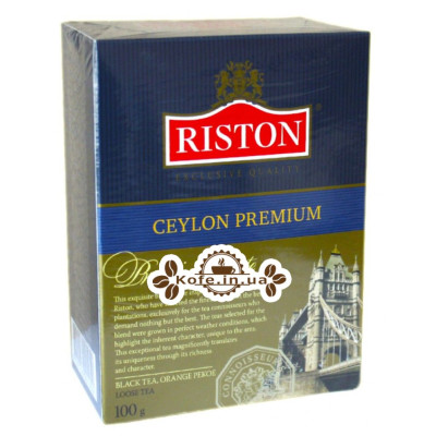 Чай Riston Ceylon Premium Цейлонский Премиальный 100 г к/п (479215601050)