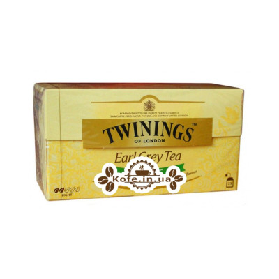 Чай TWININGS Earl Grey ORGANIC Ерл Грей Органік 25 х 2 г
