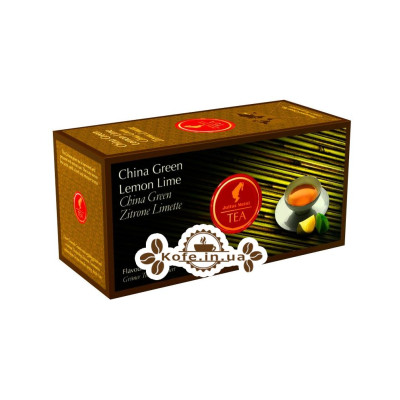 Чай Julius Meinl China Green Lemon Lime Зелений Лимон Лайм 25 х 1,75 г (9000403822828)