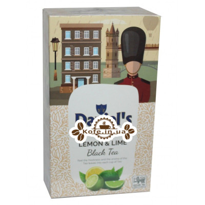 Чай Daniel's Lemon Lime Black Tea 100 г к / п (4796017690551)