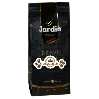 Кава Jardin Gourmet Bravo Brazilia 100% Arabica зернова 1 кг (4823096806532)