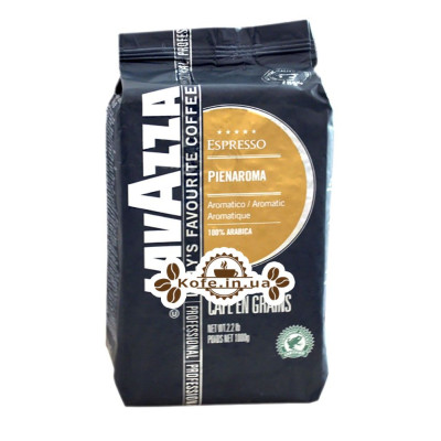 Кава Lavazza Espresso Pienaroma зернова 1 кг (8000070023017)