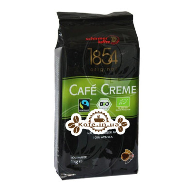 Кофе Schirmer Cafe Creme Bio зерновой 1 кг (4007611158171)