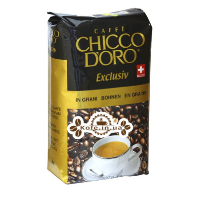Кава Chicco d'Oro Exclusiv зернова 500 г (7610899110518)