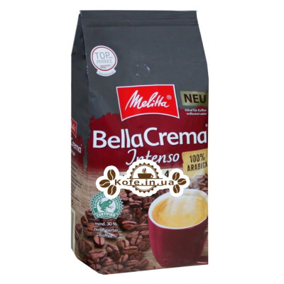 Кофе Melitta Bella Crema Intenso 100% Arabica зерновой 1 кг (4002720009741)