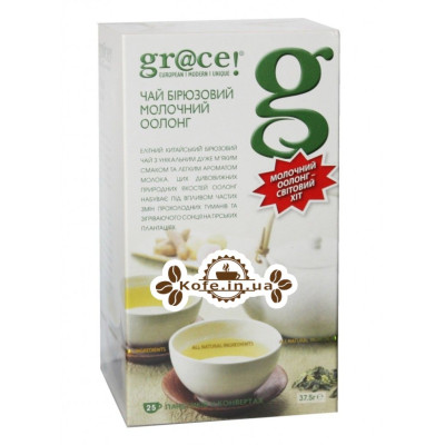 Чай GRACE! Milk Oolong Tutquoise Tea Бірюзовий Молочний Оолонг 25 х 1,5 г (5060207693509)