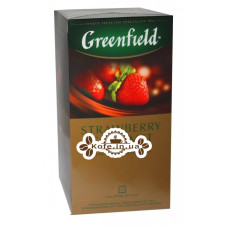 Чай Greenfield Strawberry Gourmet Полуниця 25 х 1,5 г (4823096803944)