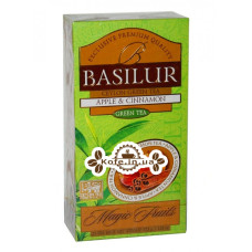 Чай BASILUR Apple Cinnamon Яблуко Кориця - Чарівні Фрукти 25 х 2 г (4792252934610)