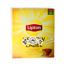 Чай LIPTON Yellow Label Чорний 100 x 2 г (4823084200014)