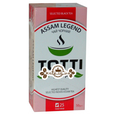 Чай Totti Assam Legend Легендарний Ассам 25 x 2 г (8719189233162)