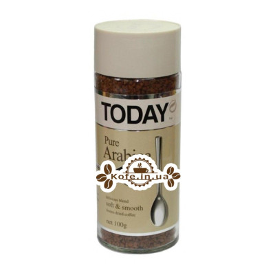 Кава Today Pure Arabica розчинна 100 г ст. б. (5014776102061)