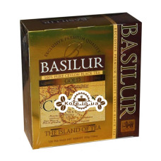 Чай BASILUR Gold Золотий - Чайний Острів 100 х 2 г (4792252925939)