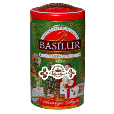 Чай BASILUR Christmas Tree Рождественская Ель - Винтаж 100 г ж/б