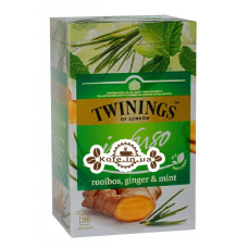 Чай TWININGS Infuso Rooibos Ginger Mint Ройбуш Имбирь Мята 20 х 2 г (070177177713)