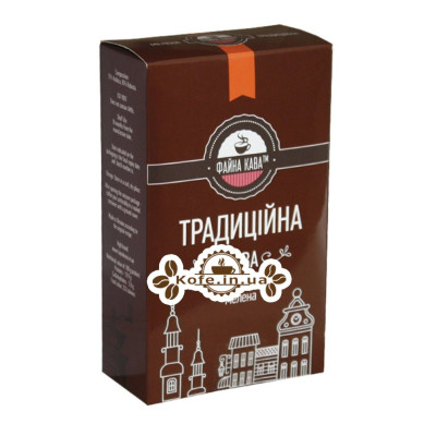 Кава ФАЙНА КАВА Традиційна Кава мелена 250 г (4820195670491)