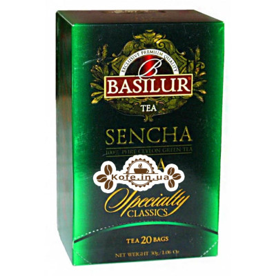 Чай BASILUR Sencha Сенча - Обрана Класика 20 х 1,5 г (4792252001268)