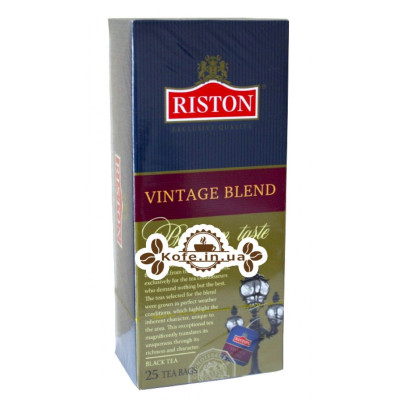 Чай Riston Vintage Blend Вінтаж Бленд 25 х 1,8 г (4792156003177)