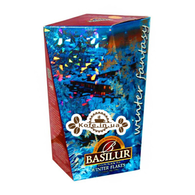 Чай BASILUR Winter Flakes Зимова Сніжинка - Зимова Фантазія 85 г к / п (4792252932791)