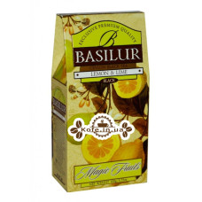 Чай BASILUR Lemon Lime Лимон Лайм - Волшебные Фрукты 100 г к/п