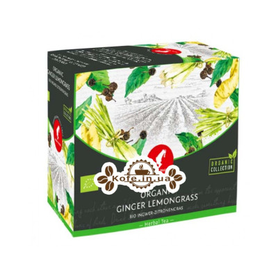 Чай Julius Meinl Bio Asian Spirit Ginger Lemongrass Душа Азії Імбир Лемонграс 20 x 3 г (9000403832582)