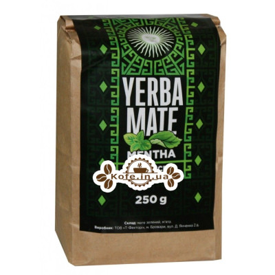 Мате Yerba Mate Mentha Мята этнический чай 250 г к/п