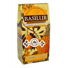 Чай BASILUR Mango Pineapple Манго Ананас - Волшебные Фрукты 100 г к/п (4792252918108)