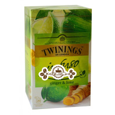 Чай TWININGS Infuso Ginger Lime Імбир Лайм 20 х 1,5 г (070177177652)
