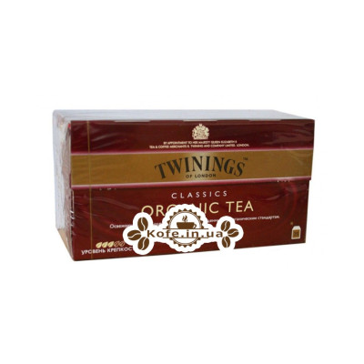 Чай TWININGS Classics ORGANIC TEA Черный классический Органик 25 х 2 г