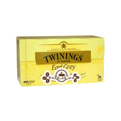 Чай TWININGS Earl Grey Ерл Грей 25 х 2 г (070177077563)