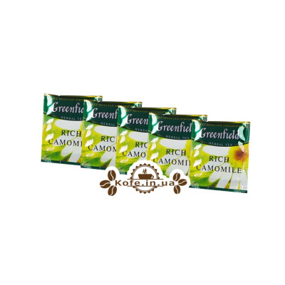 Чай Greenfield Rich Camomile Багата Ромашка 100 х 1,5 г економ. упаковка