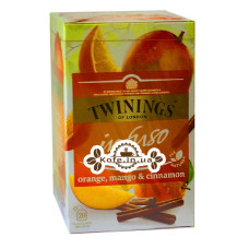 Чай TWININGS Infuso Orange Mango Cinnamon Апельсин Манго Кориця 20 х 2 г (070177177720)