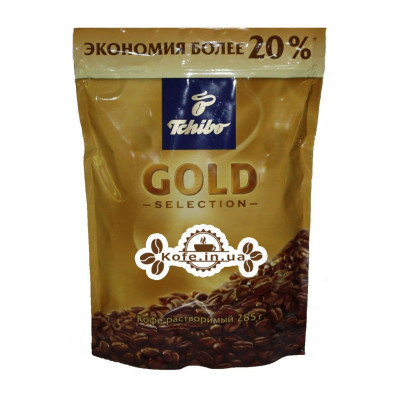 Кофе Tchibo Gold Selection растворимый 285 г эконом. пак.