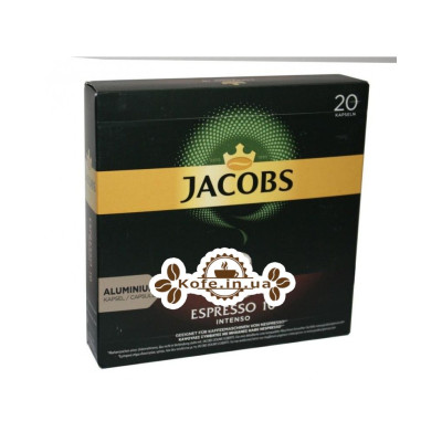 Кава Jacobs Espresso Intenso 10 в капсулах 20 х 5,2 г (8711000371190)
