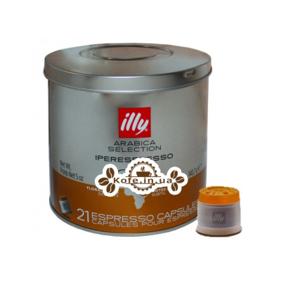 Кофе illy IperEspresso Monoarabica Ethiopia в капсулах 21 х 6,7 г (8003753943732)