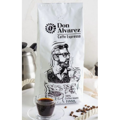 Don Alvarez Caffe Espresso (зерновой кофе) 1000 г