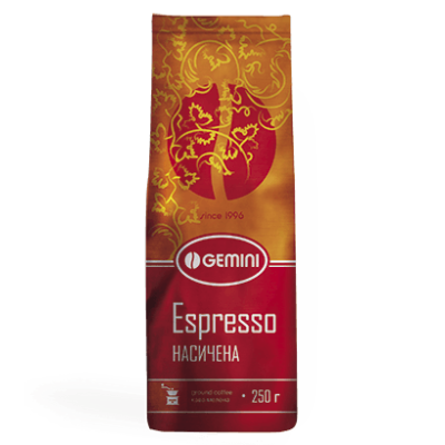 Кофе Gemini молотый Espresso (Джемини Еспрессо)